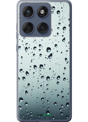 Чехол на motorola edge 60 fusion 5g стекло в каплях "848u-4021-8094", чехол для телефона