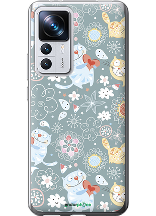 Чехол на xiaomi 12t pro котята v3 "1223u-2869-8094"