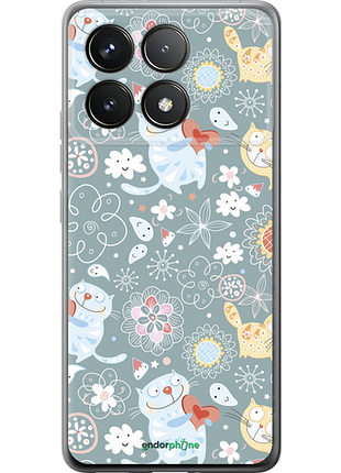 Чехол на xiaomi redmi k70 pro котята v3 "1223u-3800-8094", чехол для телефона