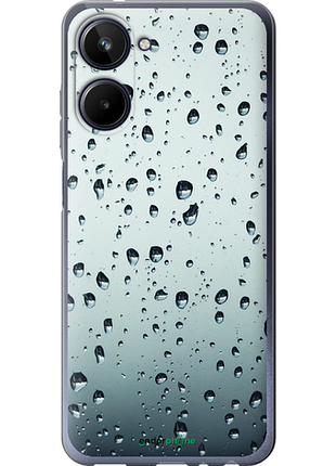 Чехол на realme 10 стекло в каплях "848u-2946-8094", чехол для телефона