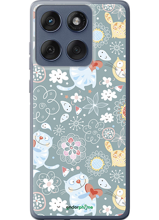 Чехол на motorola edge 60 fusion 5g котята v3 "1223u-4021-8094", чехол для телефона
