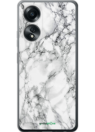 Чохол на oppo a58 4g мармур білий "4480u-3184-8094", чохол для телефона