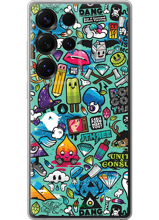 Чехол на samsung galaxy s25 ultra стикер бомбинг 1 "693u-3805-8094"