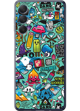 Чехол на samsung galaxy m54 стикер бомбинг 1 "693u-3039-8094", чехол для телефона