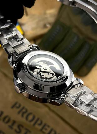 Мужские механические часы awarder 022 де бы не были silver-black automatic steel с автоподзаводом 4