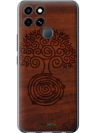 Чехол на infinix smart 6 узор дерева "4119u-2758-8094", чехол для телефона