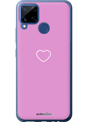 Чехол на realme c15 сердце 2 "4863u-2063-8094", чехол для телефона