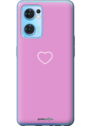 Чехол на oppo reno7 5g сердце 2 "4863u-2669-8094", чехол для телефона