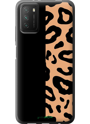 Чехол на xiaomi poco m3 пятна леопарда "4269u-2200-8094", чехол для телефона