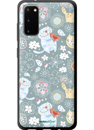 Чехол на samsung galaxy s20 котята v3 "1223b-1824-8094", чехол для телефона