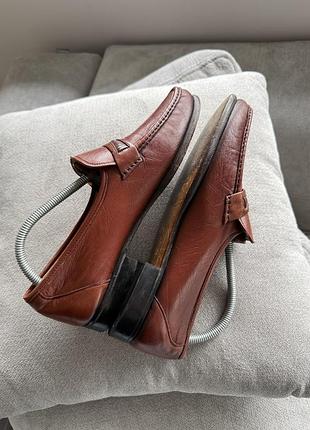 Вінтажні шкіряні лофери bally 6