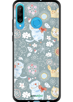 Чехол на huawei p30 lite котята v3 "1223b-1651-8094", чехол для телефона