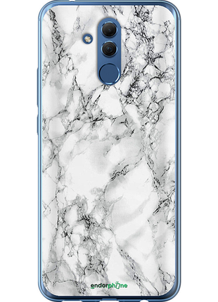 Чехол на huawei mate 20 lite мрамор белый "4480u-1575-8094", чехол для телефона