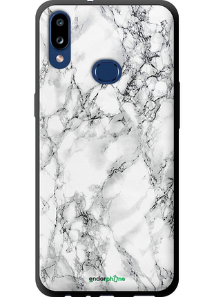 Чехол на samsung galaxy a10s a107f мрамор белый "4480b-1776-8094"