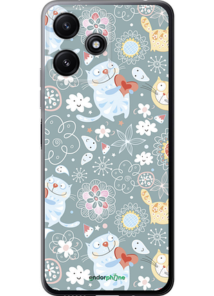 Чехол на xiaomi poco m6 pro 5g котята v3 "1223u-3859-8094", чехол для телефона