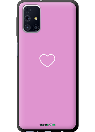 Чехол на samsung galaxy m31s m317f сердце 2 "4863b-2055-8094", чехол для телефона, чехол для телефона