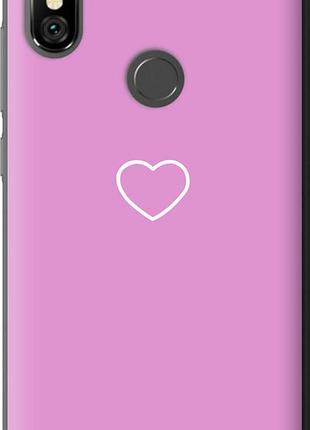 Чехол на xiaomi redmi note 6 pro сердце 2 "4863u-1551-8094"