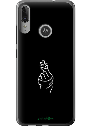 Чехол на motorola moto e6 plus love you "4298u-1780-8094", чехол для телефона