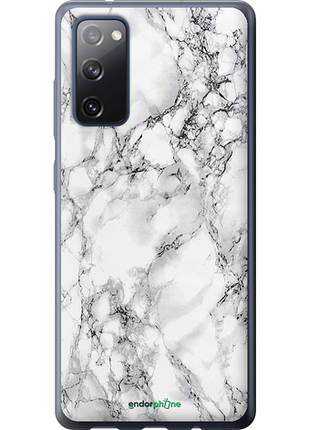 Чехол на samsung galaxy s20 fe g780f мрамор белый "4480u-2075-8094"