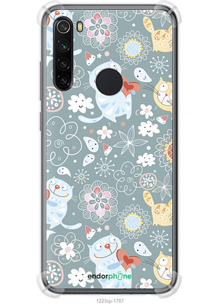 Чехол на xiaomi redmi note 8 котята v3 "1223sp-1787-8094", чехол для телефона