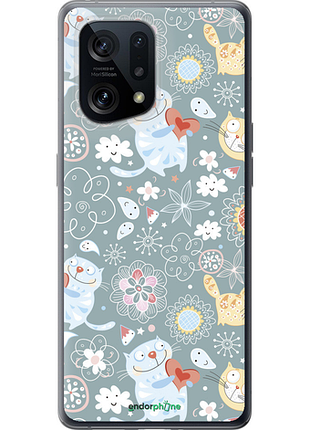 Чехол на oppo find x5 котята v3 "1223u-2602-8094"