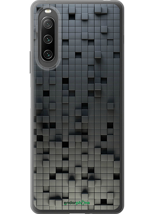 Чехол на sony xperia 10 iv кубики "1061u-2789-8094"