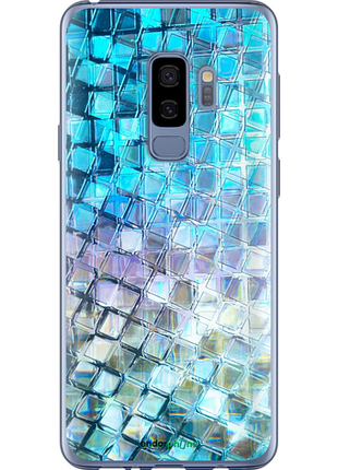 Чехол на samsung galaxy s9 plus переливающаяся чешуя "227u-1365-8094", чехол для телефона