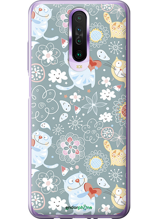 Чехол на xiaomi redmi k30 котята v3 "1223u-1836-8094", чехол для телефона