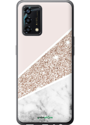 Чехол на oppo a95 пастельный мрамор "4342u-2345-8094", чехол для телефона