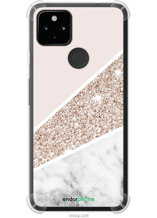 Чохол на google pixel 5a пастельний мармур "4342sp-2286-8094", якісний чохол для телефона
