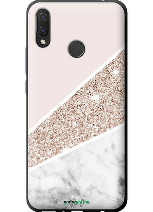Чехол на huawei p smart plus пастельный мрамор "4342b-1555-8094", чехол для телефона