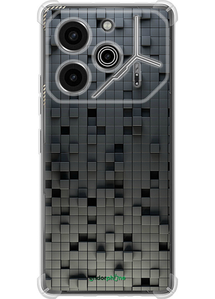 Чехол на tecno pova 6 pro кубики "1061sp-3689-8094"