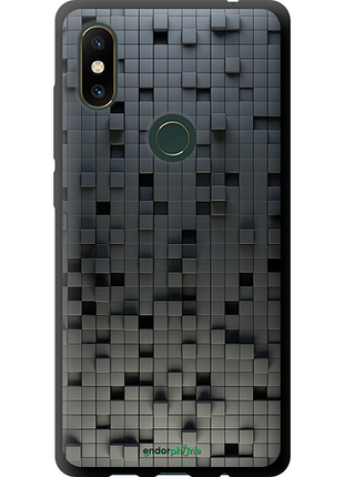 Чехол на xiaomi mi mix 2s кубики "1061b-1438-8094", чехол для телефона