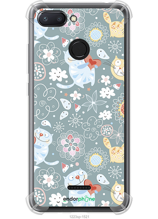 Чехол на xiaomi redmi 6 котята v3 "1223sp-1521-8094"