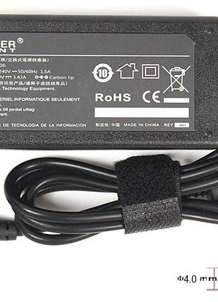 Блок питания для ноутбуков powerplant asus 220v, 19v 65w 3.42a (4.0*1.35)