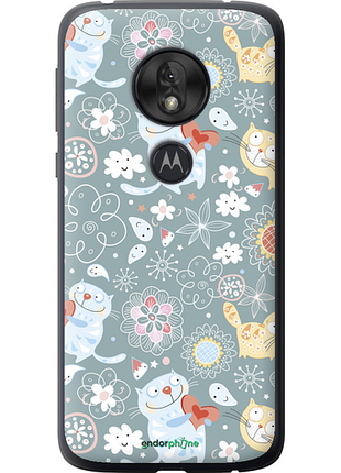 Чехол на motorola moto g7 play котята v3 "1223u-1656-8094", чехол для телефона