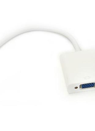 Кабель-перехідник powerplant displayport - vga, 0.15м