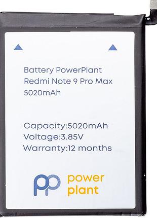 Акумулятор powerplant xiaomi redmi note 9 pro max (bn52) 5020mah