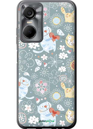 Чехол на tecno pop 6 pro be8 котята v3 "1223u-2929-8094", чехол для телефона