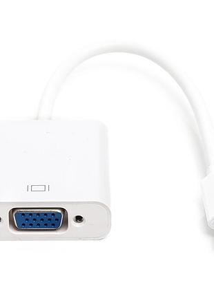 Перехідник powerplant mini displayport (thunderbolt) (m) - vga (f), 0.15 м