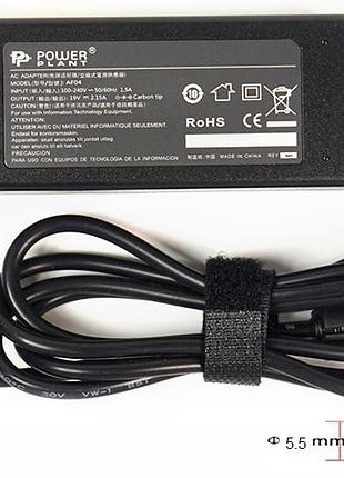 Блок живлення для ноутбуків powerplant acer 220v, 19v 40w 2.15a (5.5*1.7)