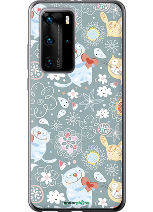 Чехол на huawei p40 pro котята v3 "1223u-1839-8094", чехол для телефона