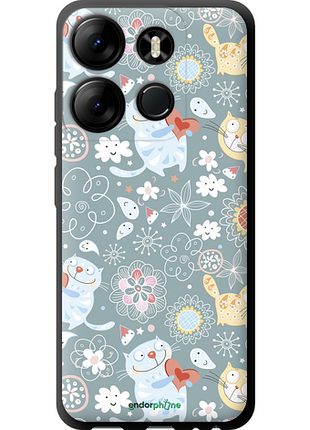 Чехол на tecno spark go 2023 bf7 котята v3 "1223b-2952-8094", чехол для телефона