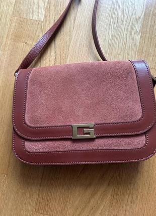 Сумка guess leather luxe crossbody, модель thea 8