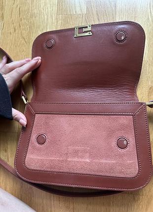 Сумка guess leather luxe crossbody, модель thea 10