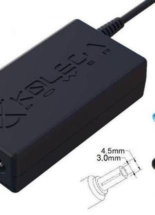 Блок живлення до ноутбука hp 19.5v 3.33a 65w 4.5x3.0mm (+pin) (kolega-power (a)) 12 міс.гар.
