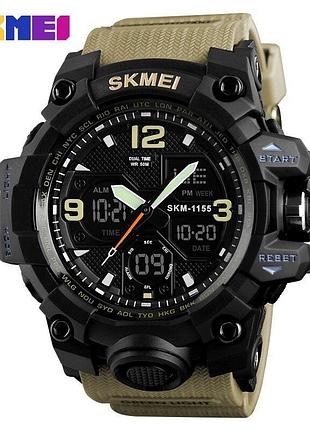 Наручные часы skmei 1155 black-khaki