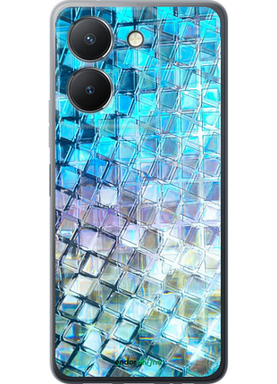Чехол на vivo y27 5g переливающаяся чешуя "227u-3407-8094", чехол для телефона