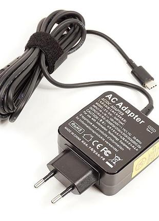 Універсальний блок живлення для ноутбуків powerplant 220v, 20v 2.25a 45w type-c