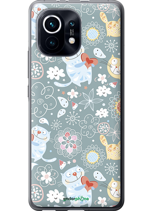Чехол на xiaomi mi 11 котята v3 "1223u-2253-8094", чехол для телефона